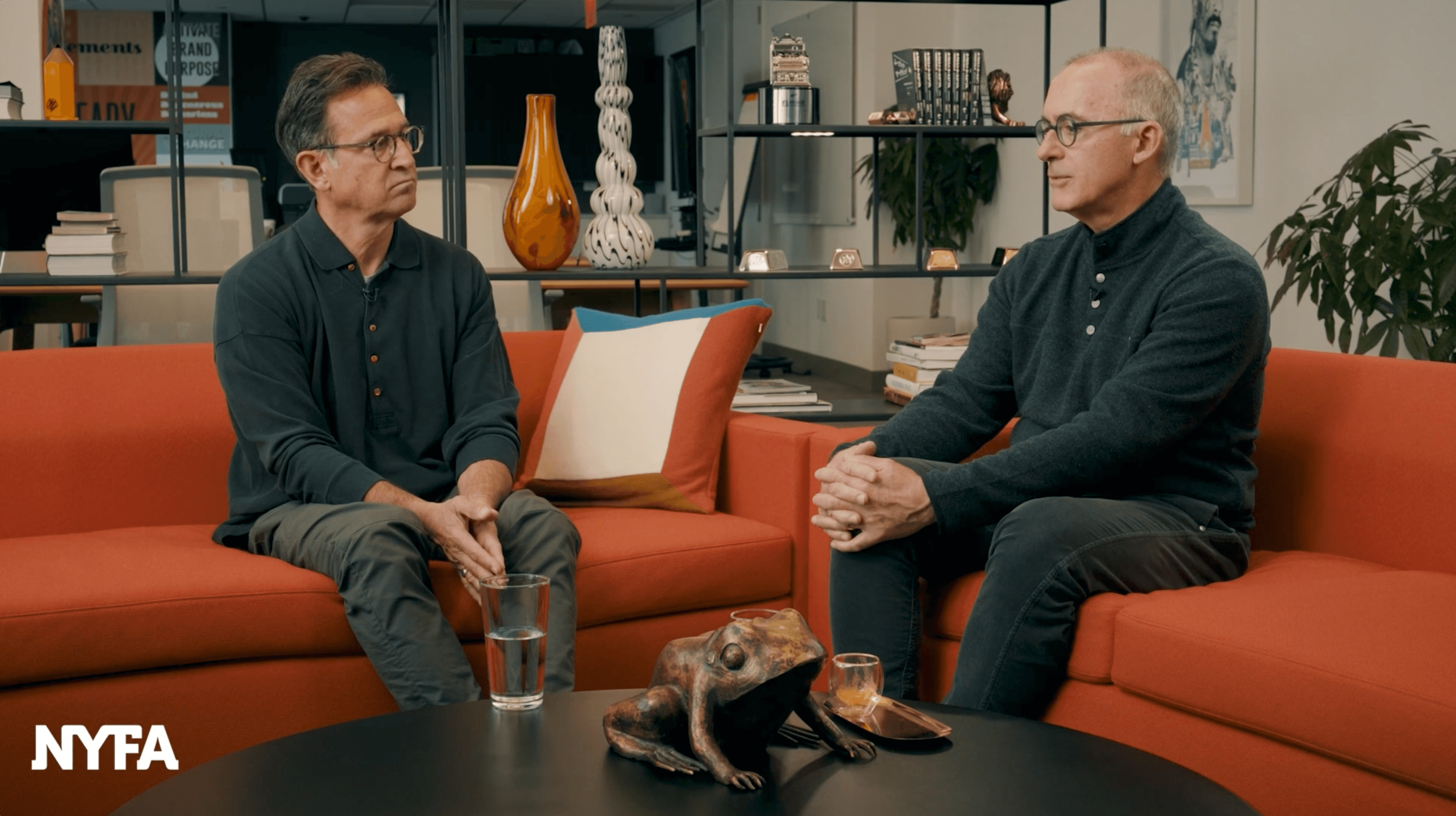 Image of Jim Stengel in black rim circular glasses